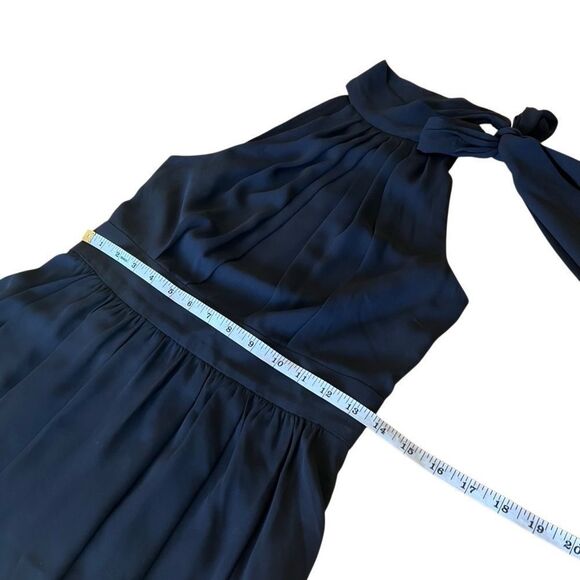 Express Black halter Tie neck chiffon Dress Size 4 - Picture 11 of 12